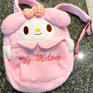 NWOT Sanrio my melody backpack pink